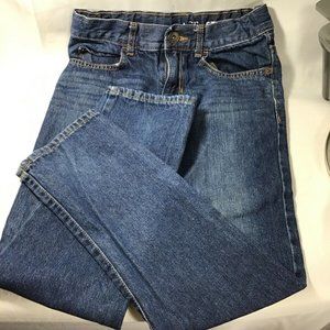 Childrens Place Straight Blue Jeans Sz 8 Adj Waist